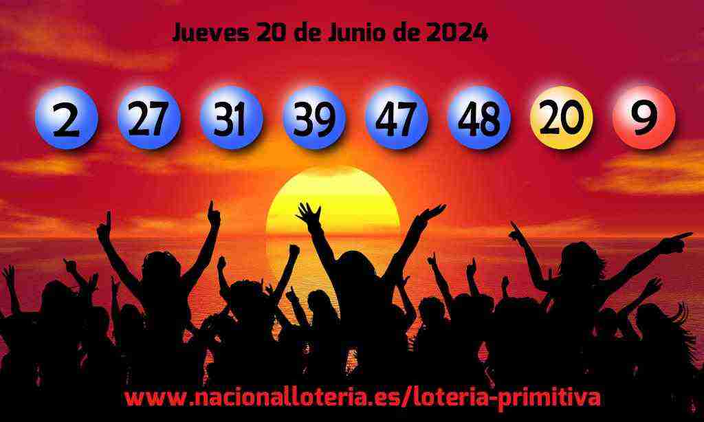 Lotería Primitiva del Jueves 20 de Junio de 2024