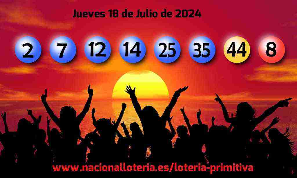 Lotería Primitiva del Jueves 18 de Julio de 2024