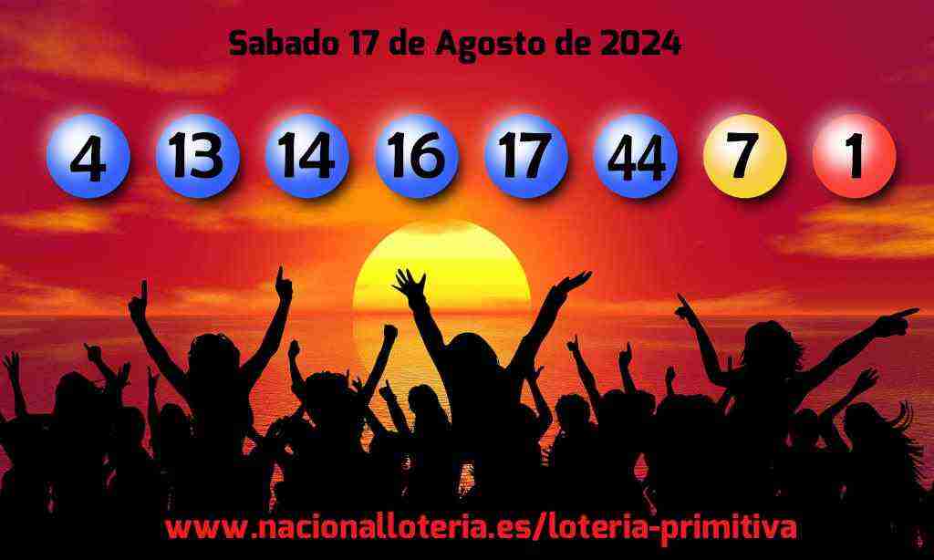 Lotería Primitiva del Sábado 17 de Agosto de 2024