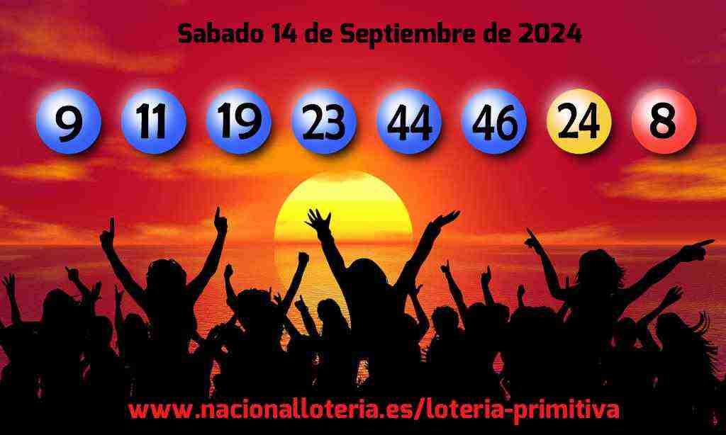 Lotería Primitiva del Sábado 14 de Septiembre de 2024