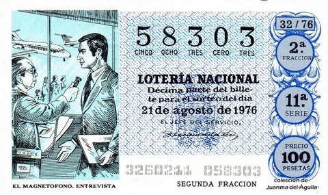 Décimo de Lotería 1976 / 32