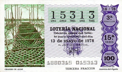 Décimo de Lotería 1978 / 18