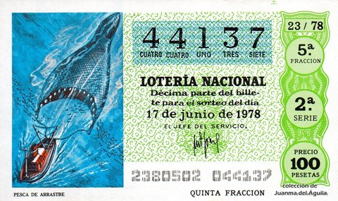 Décimo de Lotería 1978 / 23