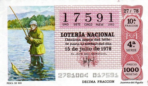 Décimo de Lotería 1978 / 27