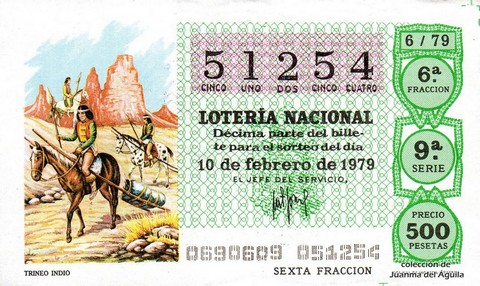 Décimo de Lotería 1979 / 6