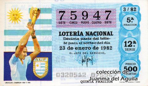 Décimo de Lotería 1982 / 3