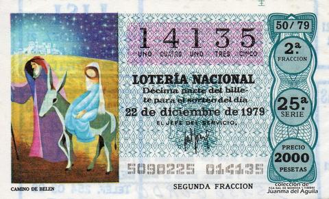 Décimo de Lotería 1979 / 50